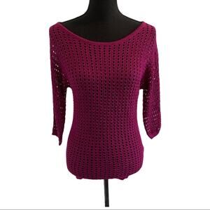 Express XSmall Crochet Blouse Top XS